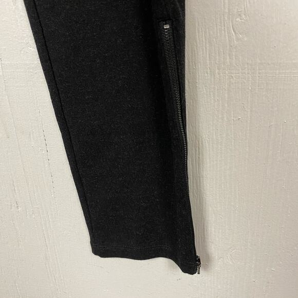 Eileen Fisher Dark Gray Pull On Pants Zipper Ankle Size Medium - Picture 5 of 5